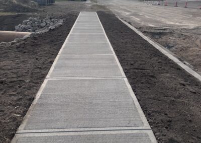 Weyburn Project - Cement sidewal