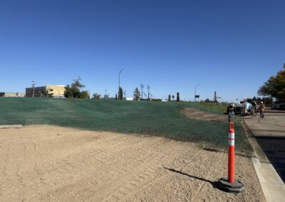 Weyburn Project - Grading, asphalt roadway construction