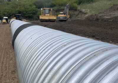 Central Butte highway washout repair