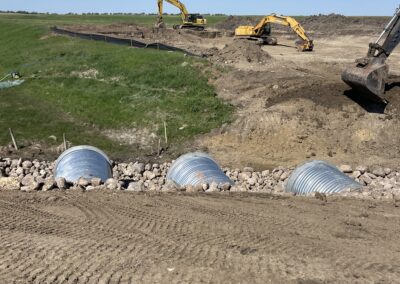 Central Butte highway washout repair