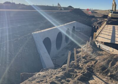 Cadillac highway culverts with drainage