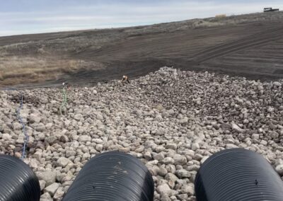 Cadillac highway culverts with drainage